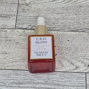Sunday Riley CEO Glow Oil 0.3 Oz/ 10mL Facial Oil Moisturizer/ NO BOX